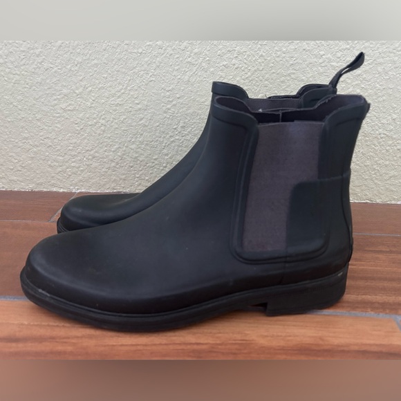 Hunter Boots Men's Dark Green Orford Waterproof Chelsea Ankle Boots Size:10 - Picture 1 of 7
